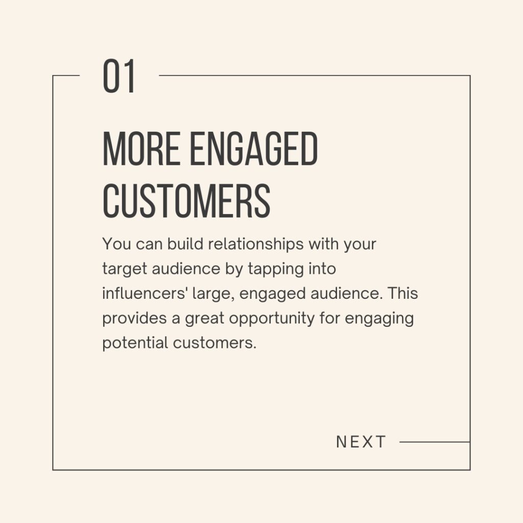 01. More Engaged Customers